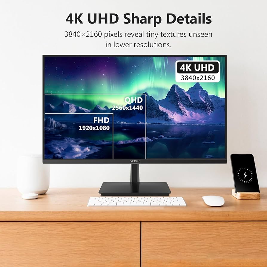 Amazon.com: Z-Edge U27P4K 27-inch 4K Monitor IPS Ultra HD