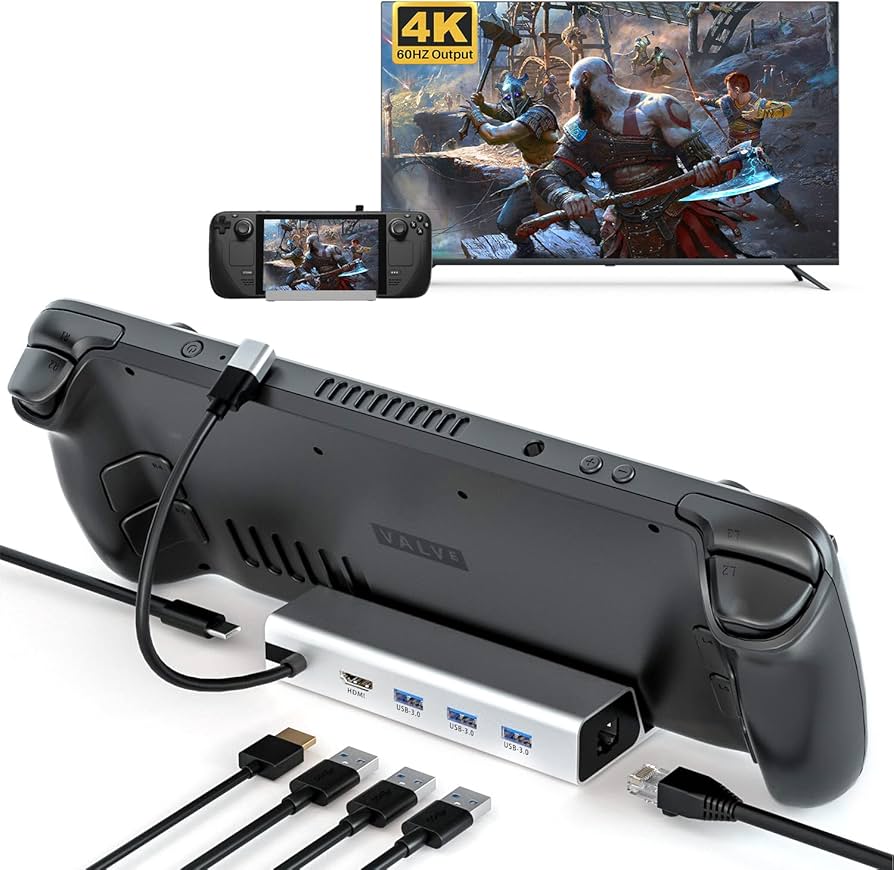 Amazon.co.jp: 【新登場】Steam Deck/Steam Deck OLED用ドック ASUS