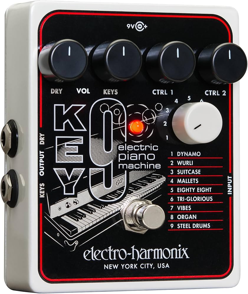 Amazon.com: Electro-Harmonix KEY9 Electric Piano Machine Pedal