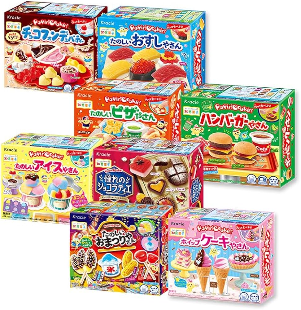 Amazon.co.jp: クラシエ ポッピンクッキン 8種 詰め合わせ 各1個