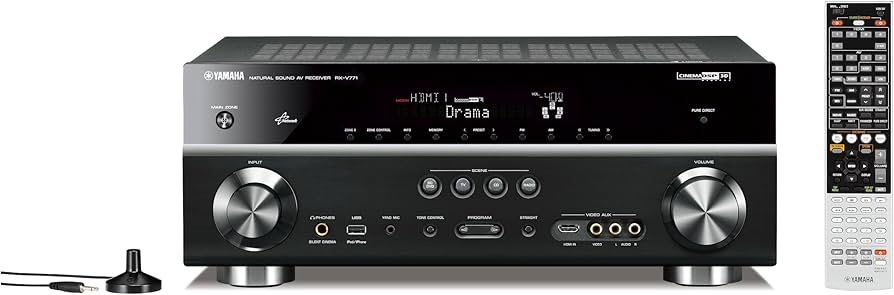 Amazon.co.jp: YAMAHA AVレシーバー RX-V771(B) ブラック RX-V771B