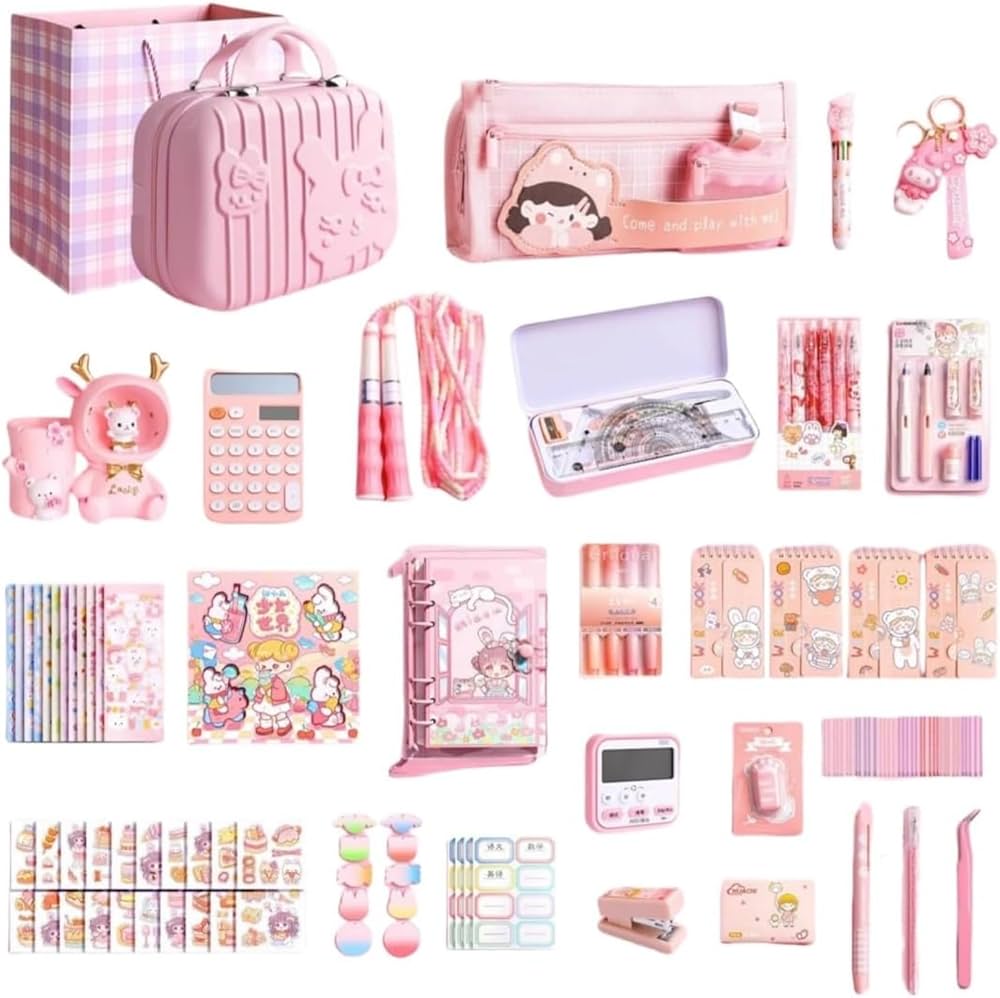 Amazon | ULOVEJOY女の子向け 学習文具セット 誕生日プレゼント/新学期
