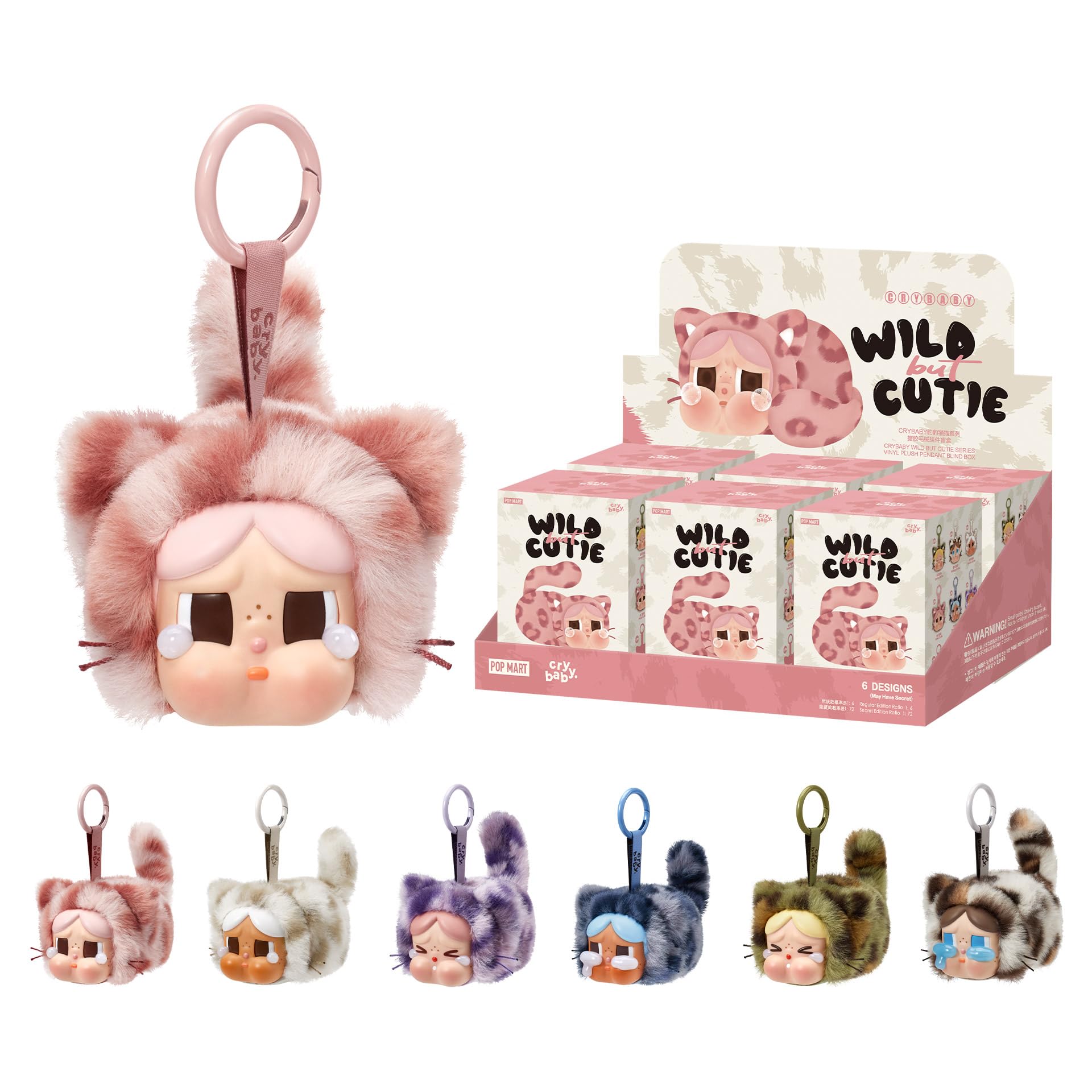 Amazon.com: POP MART Crybaby Wild but Cutie Series - Vinyl Plush