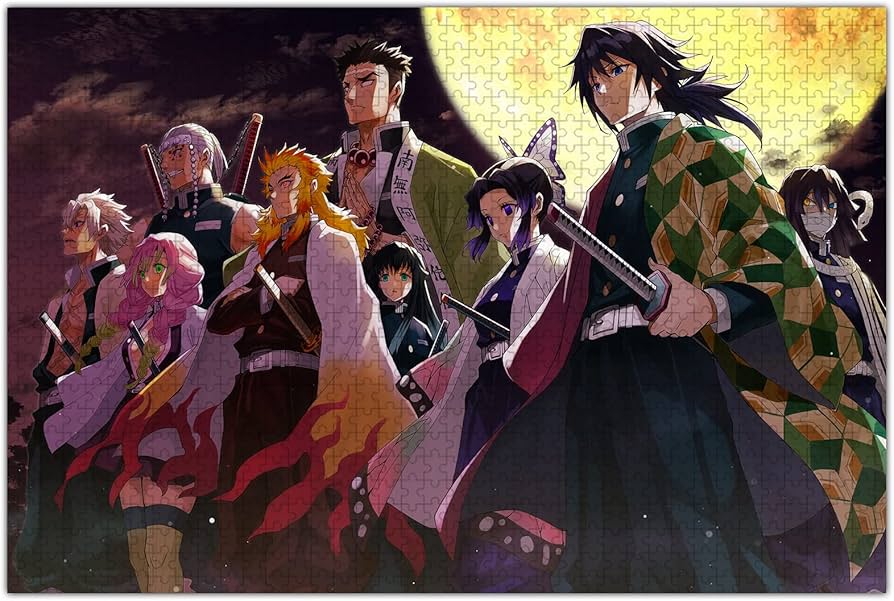 Amazon | 鬼滅の刃 パズル 1000ピース 柱合会議 全てキャラクタ 全员