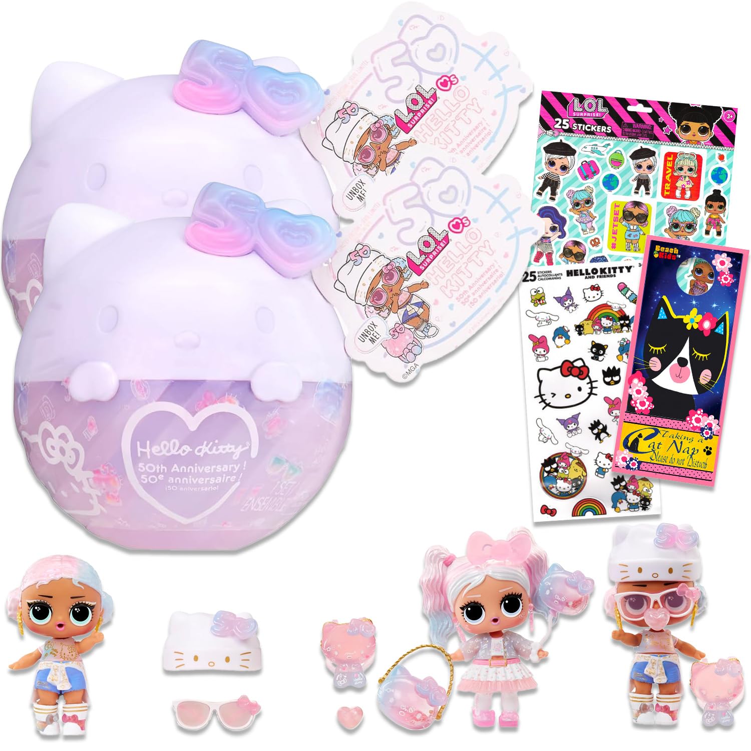 Amazon.com: LOL Surprise Hello Kitty Doll Set for Girls - Bundle