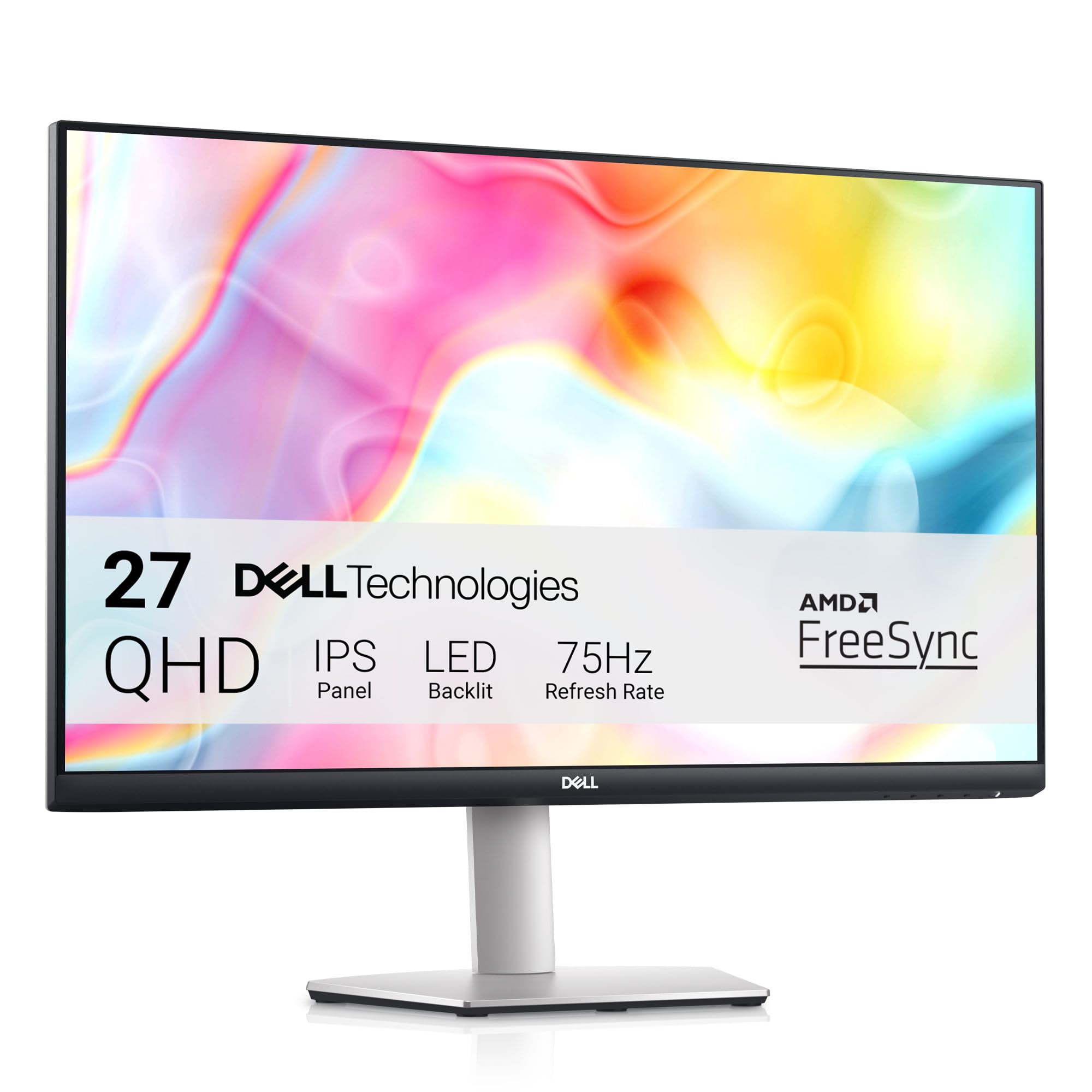 Dell S2722DC Monitor - 27-inch WQHD (2560x1440) 75Hz 4Ms Display