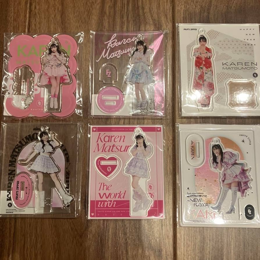 Amazon.co.jp: 松本かれん アクスタ セット まつかれ フルーツジッパー