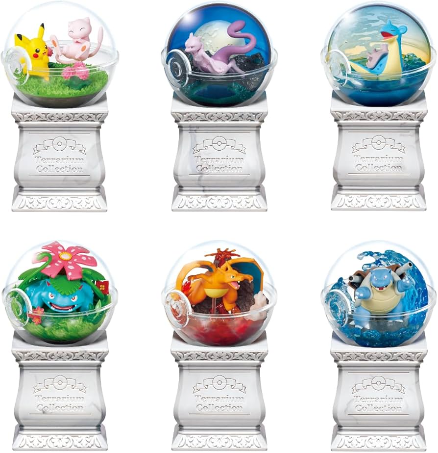 Amazon.com: Reement Pokémon Terrarium Collection 15 1 Box Approx