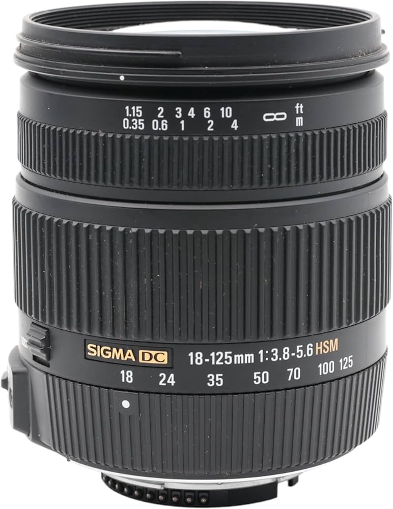 Amazon.com : Sigma 18-125mm f/3.5-5.6 AF DC OS HSM Zoom Lens for