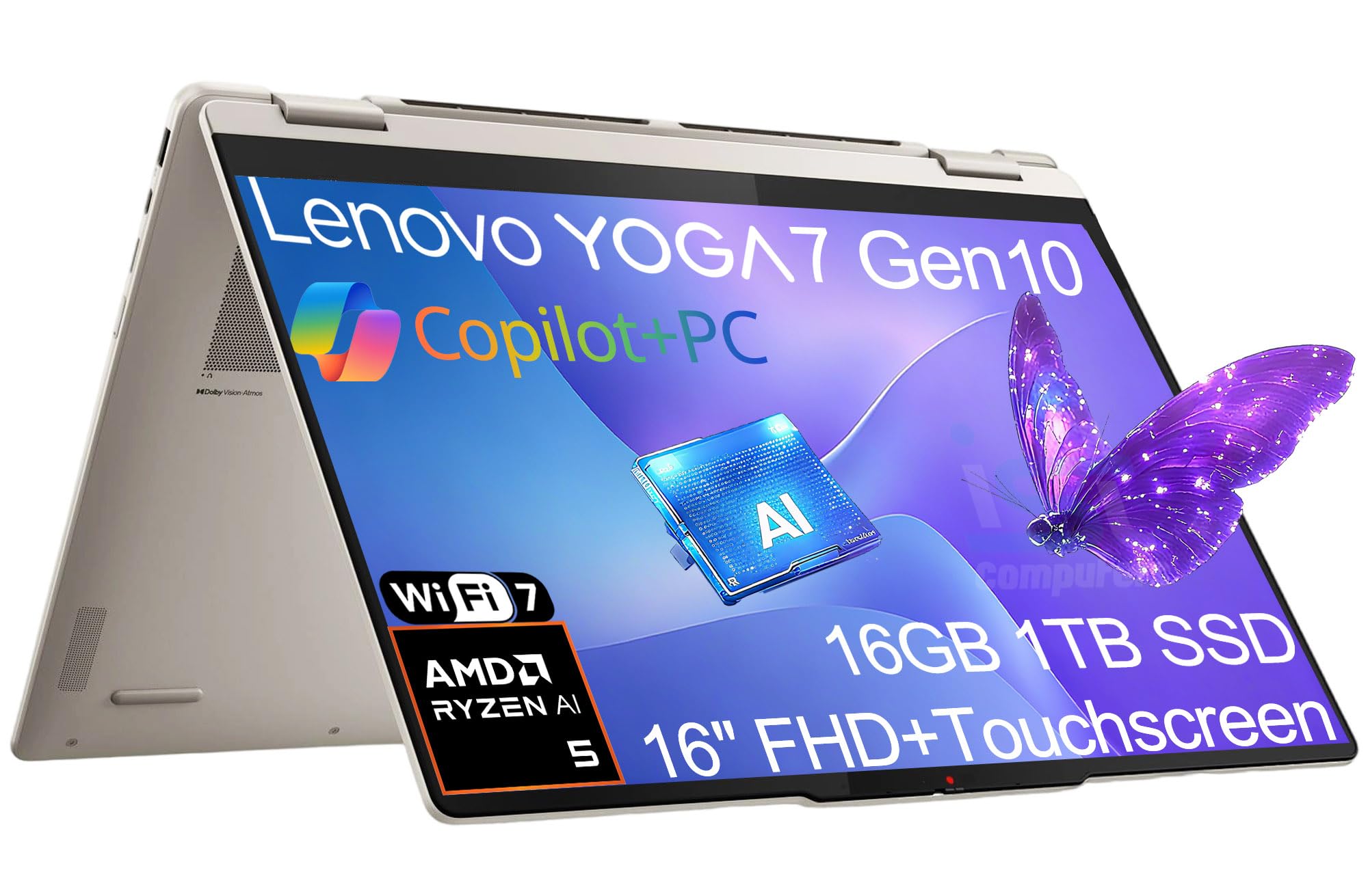 Amazon.com: Lenovo Yoga 7 Gen 10 2-in-1 Business Laptop (16