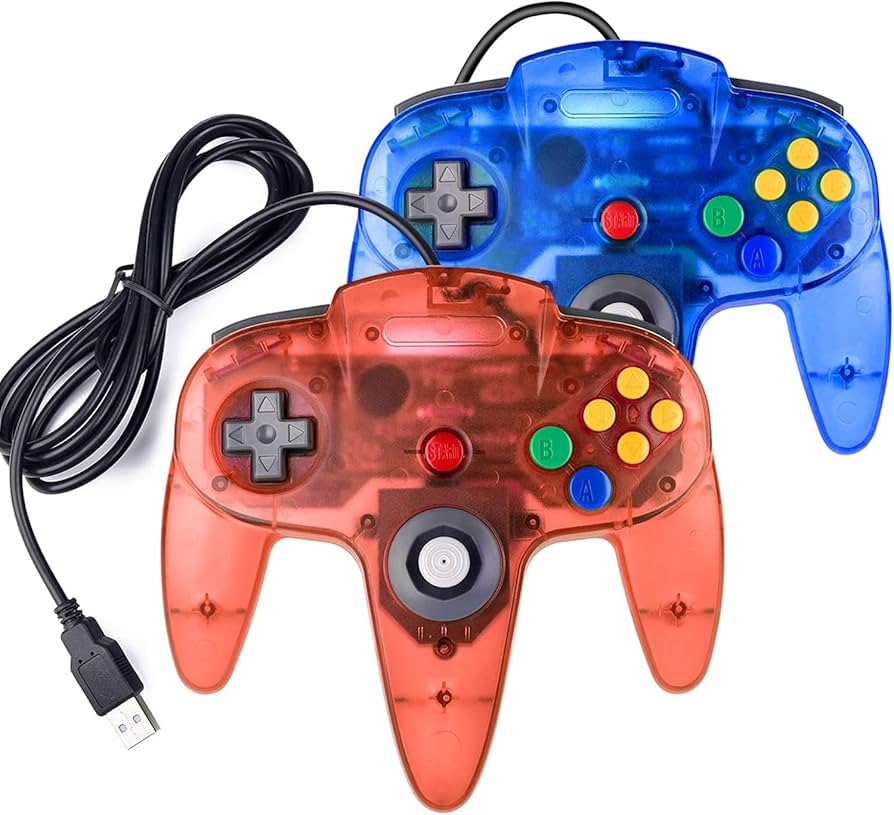 Amazon.com: miadore 2 Packs USB Retro Controllers for N64 Gaming