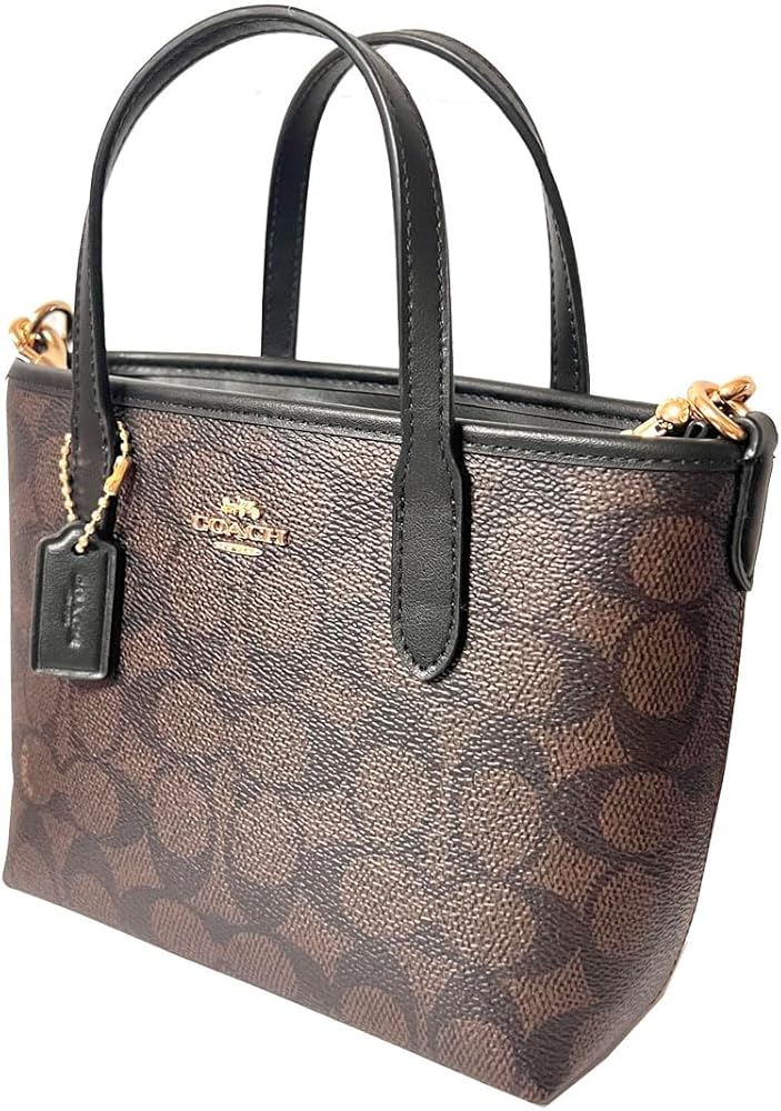 Amazon | [コーチ] バッグ シティ ミニ トート バッグ・シグネチャー