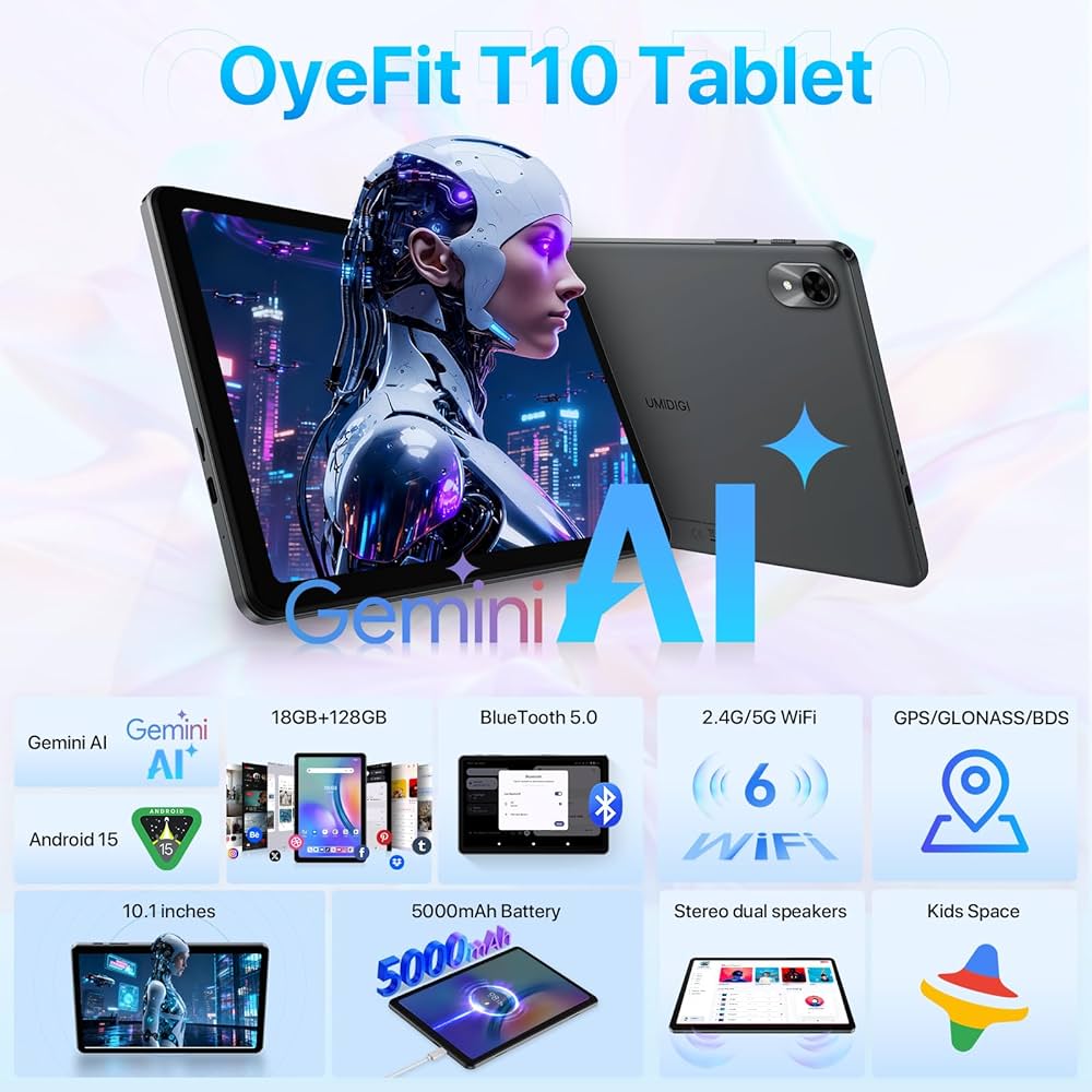 Amazon.com : Tablet The World's First Android 15 with Gemini AI