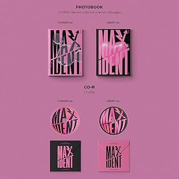 STRAY KIDS - Mini Album [MAXIDENT] (HEART Ver.) Photobook + CD-R +
