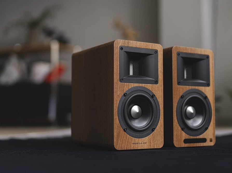 Amazon | AIRPULSE A80 ハイレゾ対応アクティブスピーカー 1ペア（2本1