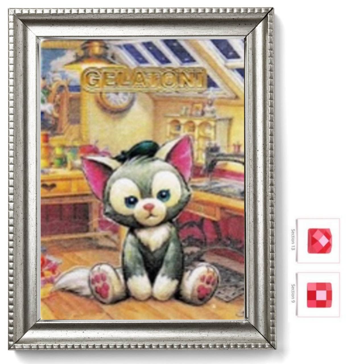 Amazon | TA-BOX ダイヤモンドアート キット【A4size（四角）】A4frame