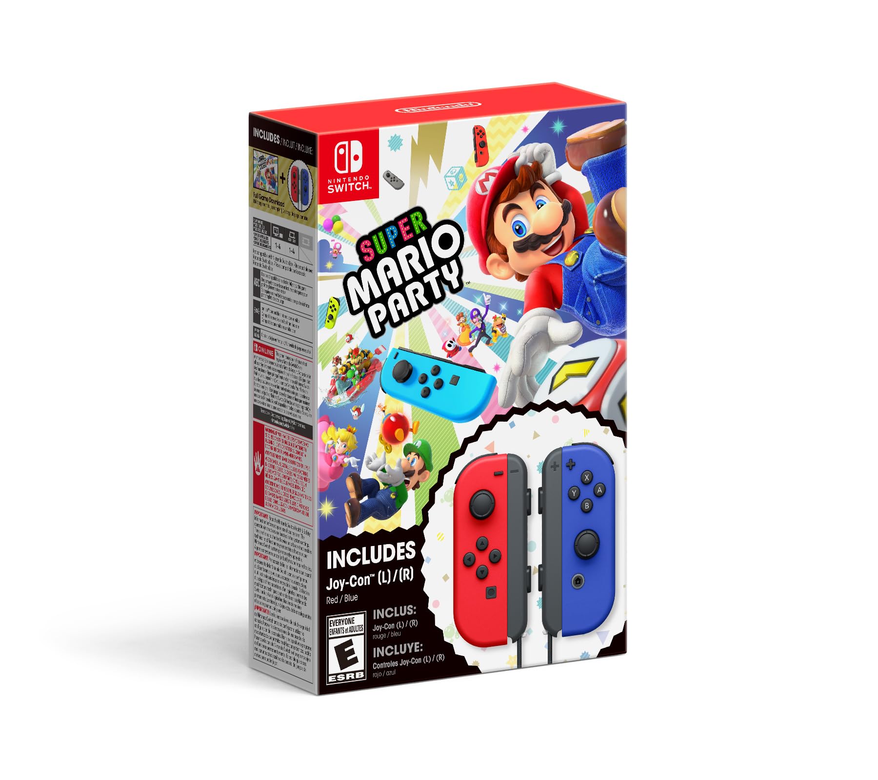 Amazon.com: Super Mario Party™ + Red & Blue Joy-Con™ Bundle