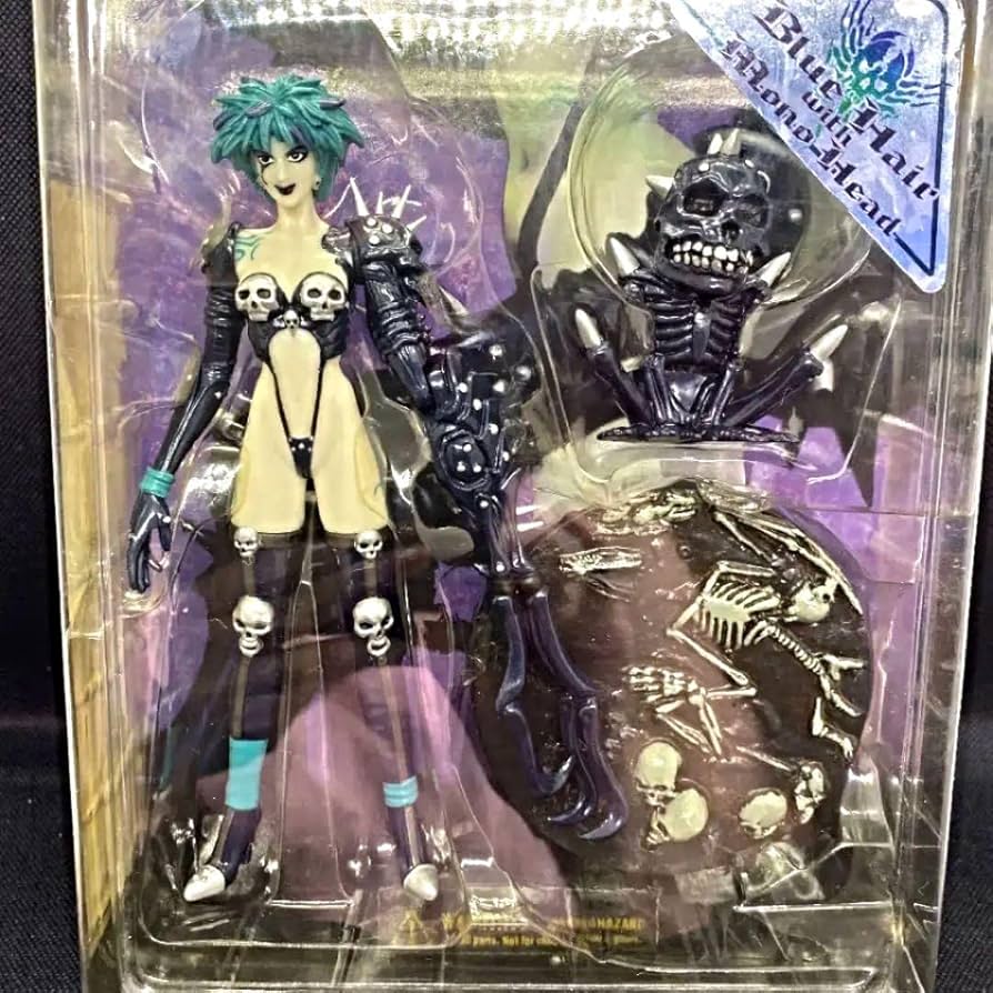 Amazon | ドクロ ニナ 韮沢靖 フィギュア (ブルーヘア | フィギュア