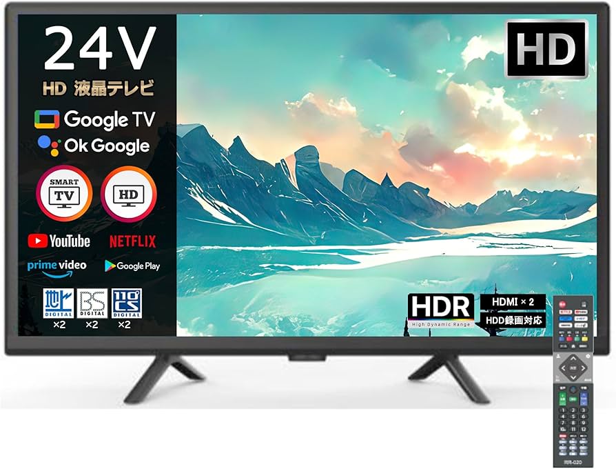 Amazon.co.jp: [SmartTV] スマートテレビ(Android TV) 24インチ