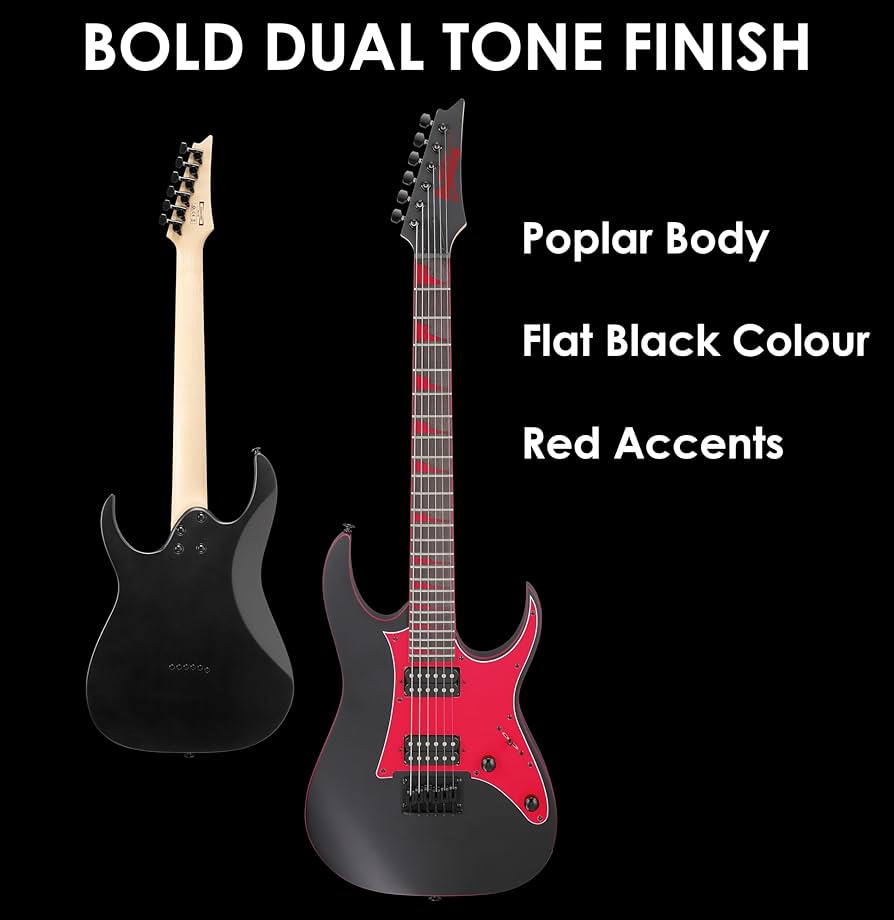 Amazon | Ibanez GIO RGシリーズ - エレキギター - ブラック/レッド