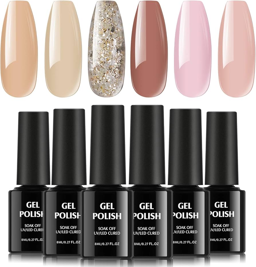 Amazon | TOMICCA ジェルネイル カラージェル 6色セット 8ml 初心者