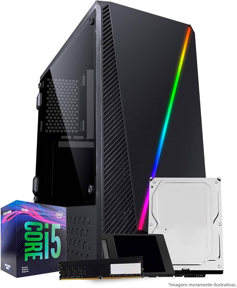 COMPUTADOR GAMER CORE I5 9400F 2.9GHZ (Turbo 4.1GHz) MEM. 8GB DDR4