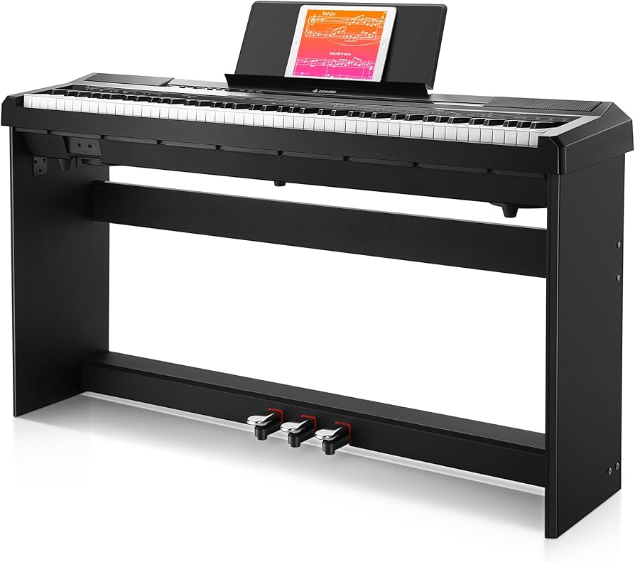 Amazon.com: Donner DEP-10 Digital Piano 88 Key Semi-Weighted, Full