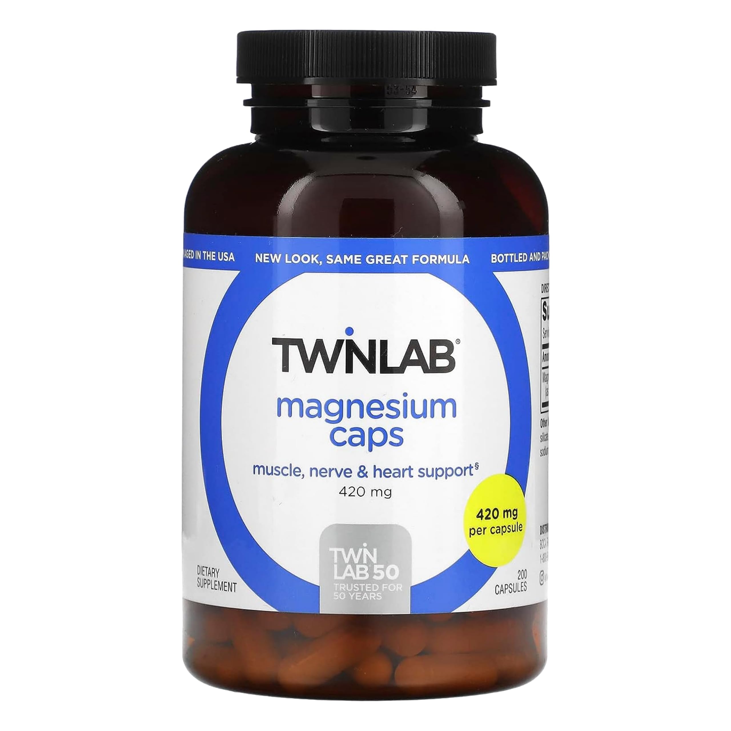 Amazon.com: Twinlab Magnesium Caps - High Absorption Magnesium