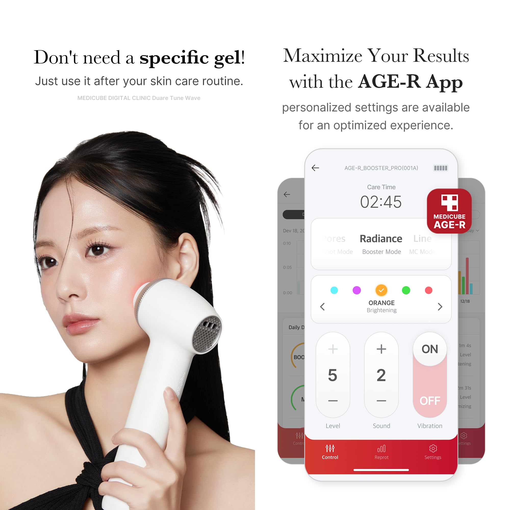 Medicube Age-R Ultra Tune 40.68 | High-tech 2 in 1 skin care tool