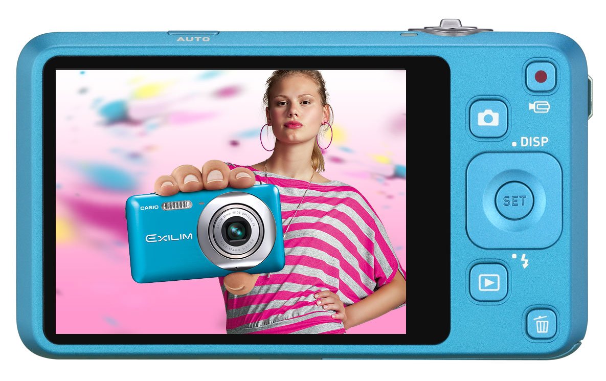 Amazon | CASIO デジタルカメラ EXILIM 1410万画素 4倍 ハワイアン