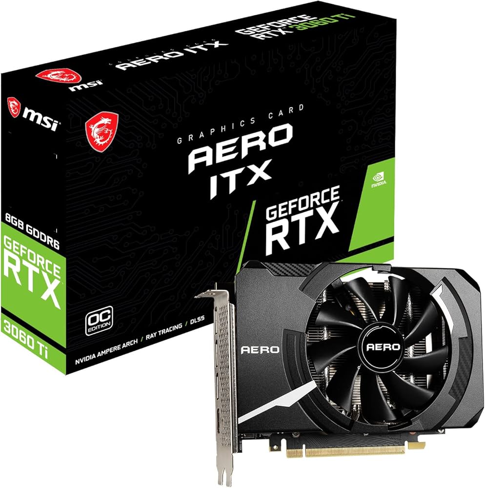 Amazon | MSI GeForce RTX 3060 Ti AERO ITX 8G OC LHR グラフィックス