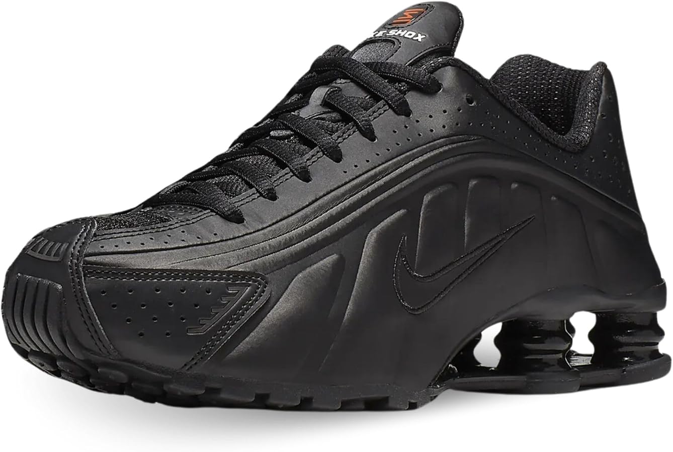 Amazon.com | Nike Women's Shox R4 Sneaker, Multicolour Black Black