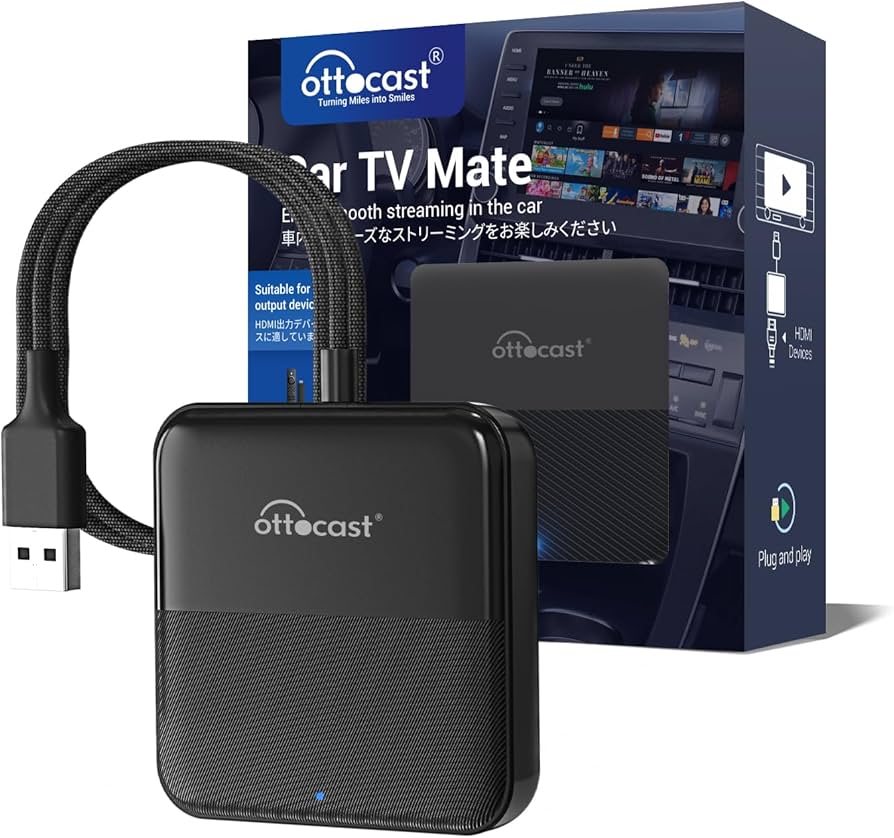 Amazon.co.jp: 【公式】OTTOCAST オットキャスト 2024 新型 Car TV