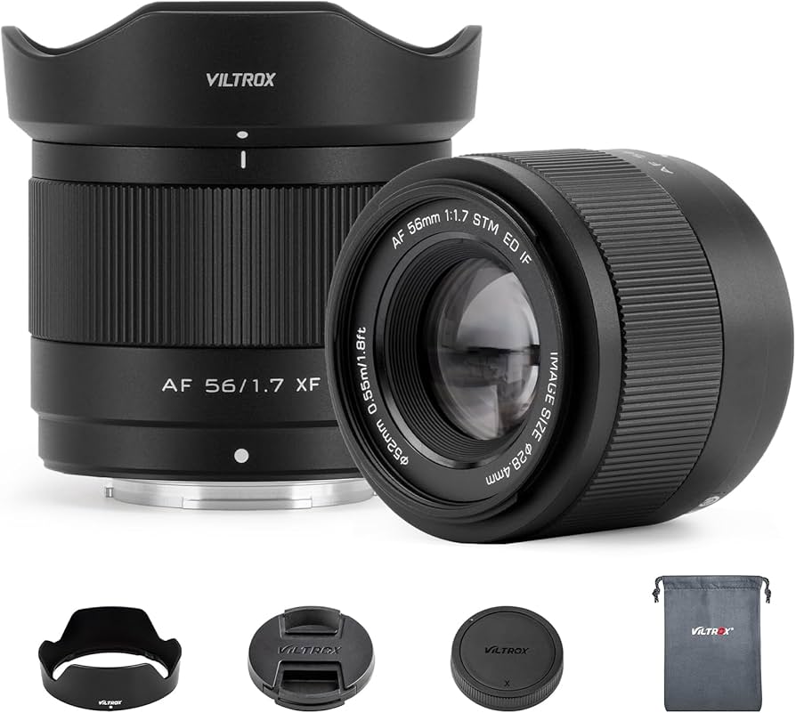 Amazon.com : VILTROX 56mm F1.7 SLR Camera Lens X-Mount AF APS-C