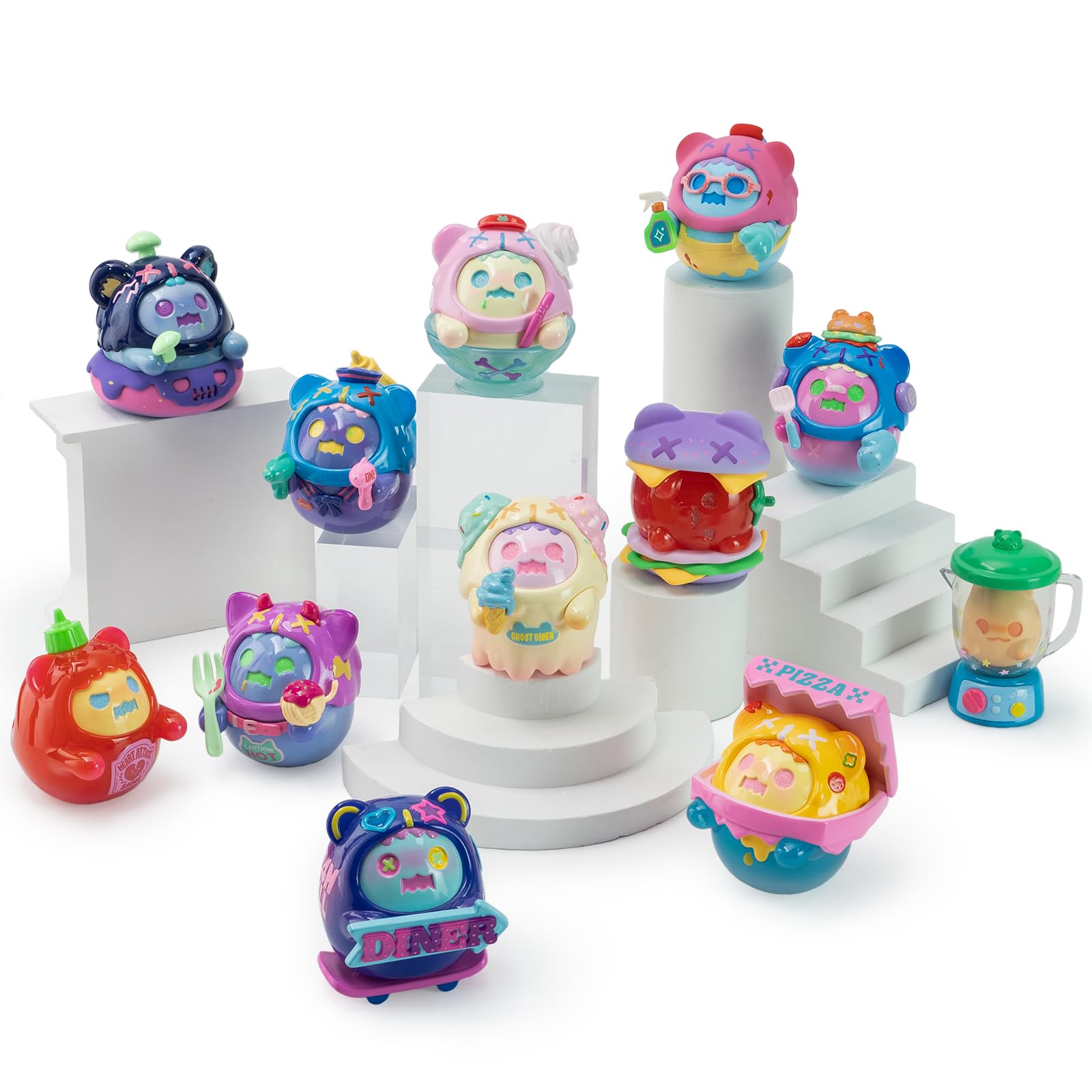 Amazon.com: BEEMAI ShinWoo Ghost Diner Series 1PC Cute Figures