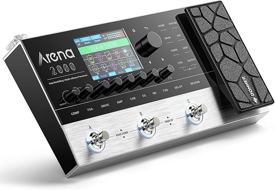Amazon.com: Donner Arena 2000 Guitar Multi-Effects Pedal with 278