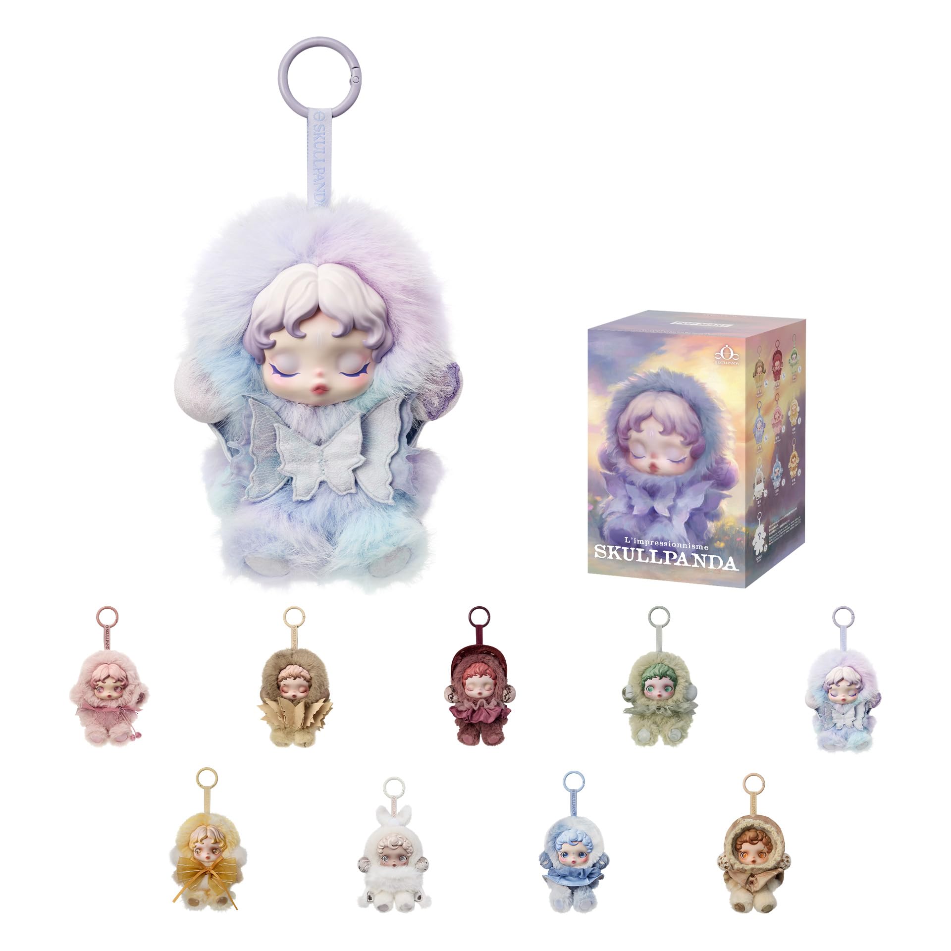 POP MART SKULLPANDA L'impressionnisme Series Plush Doll Blind Box