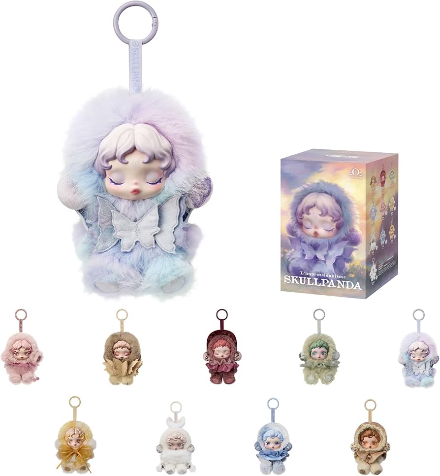 Amazon.com: POP MART SKULLPANDA L'impressionnisme Series Plush