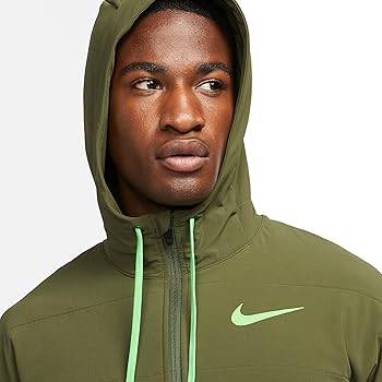 Amazon.com: Nike Therma Fleece Full-Zip Winterized - Rough Green