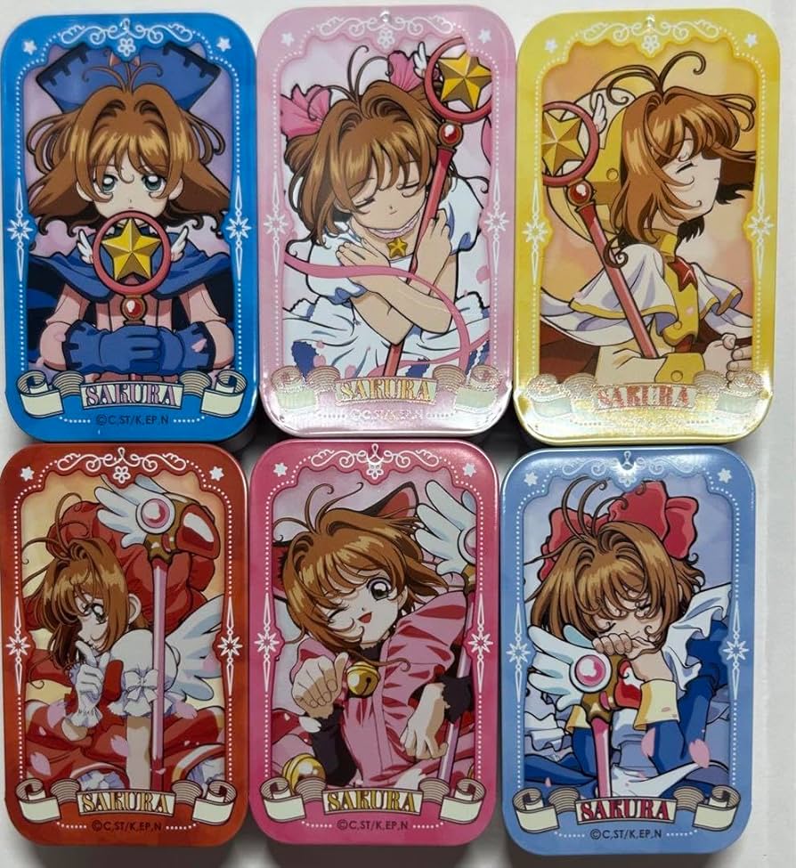 Amazon.co.jp: カードキャプターさくら 缶入りチョコ クロウカード編