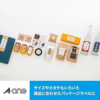 Amazon.co.jp: エーワン ラベルシール インクジェット 超耐水 マット紙