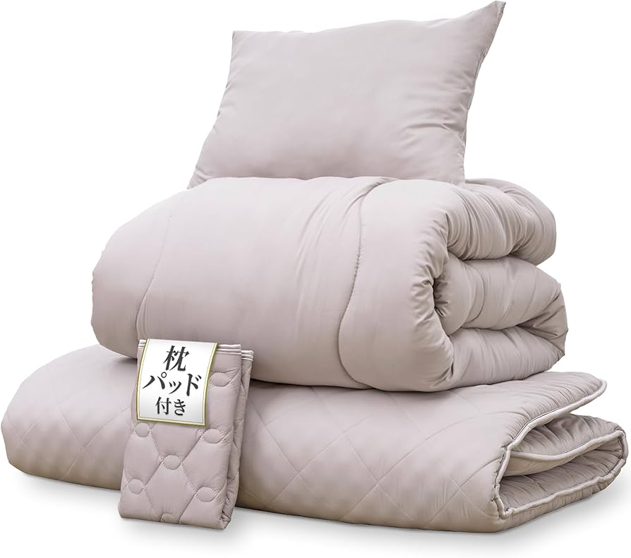 Amazon｜GOKUMIN プレミアム布団4点セット 布団セット 布団一式 来客用
