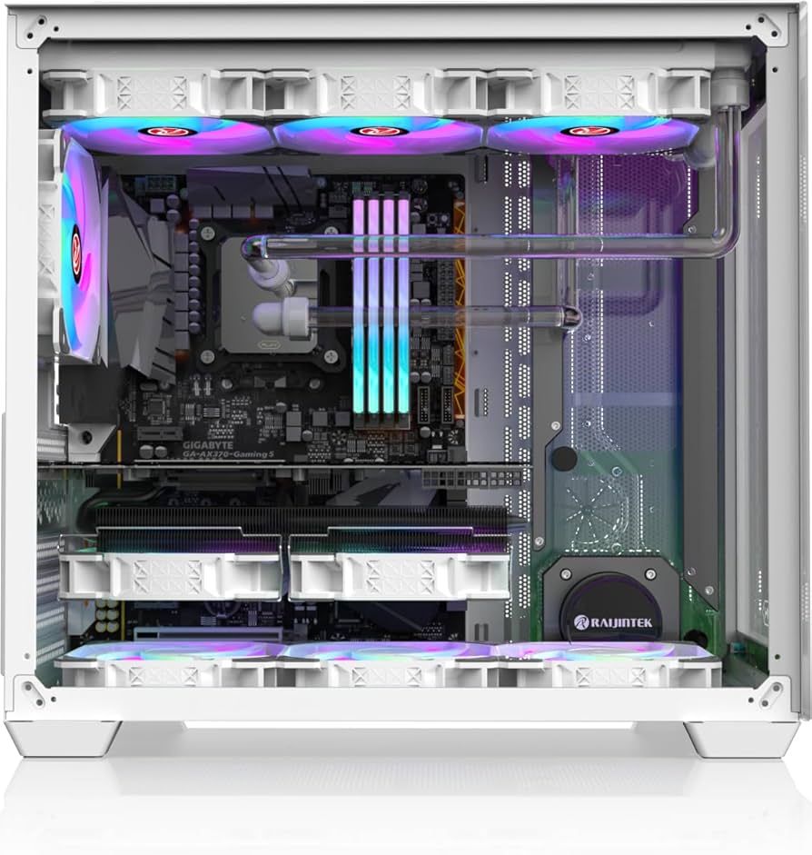 Amazon.co.jp: RAIJINTEK ライジンテック PCケース PAEAN C7 WHITE ATX