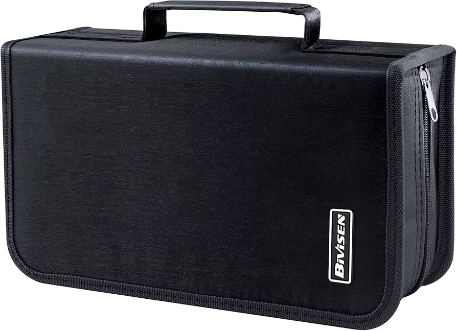 Amazon.com: Bivisen CD/DVD Case Holder, 128 Capacity CD VCD Media