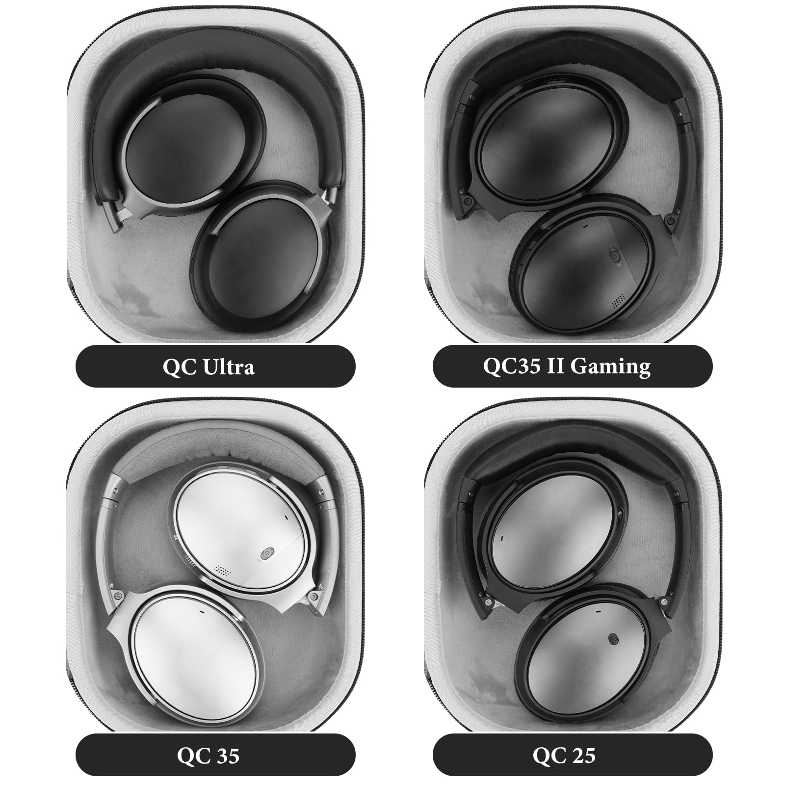 Amazon.co.jp: Geekria ケース Sheild ヘッドホンケース 互換性 ハード