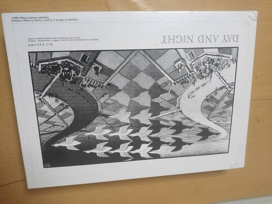 Amazon | M.C.ESCHER エッシャー 昼と夜 ジグソーパズル 1000ピース