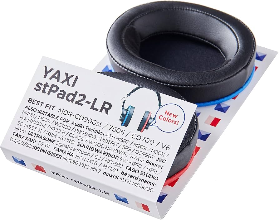 Amazon.com: YAXI stPad2 LR(Red&Blue) Earpads for Sony MDR7506