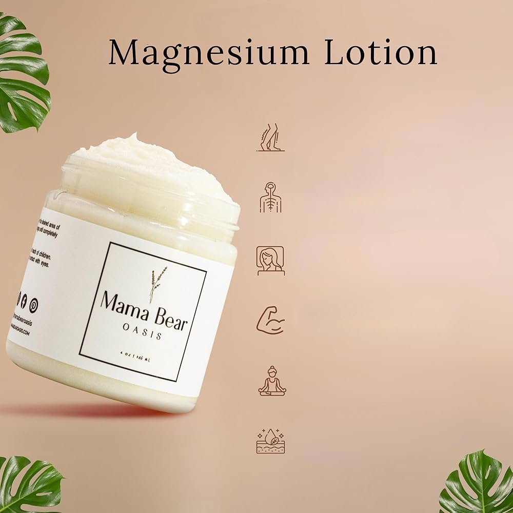 Amazon.com : Mama Bear Oasis Lotion - Magnesium Cream - Extra