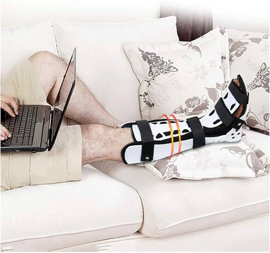 Amazon.co.jp: 足首足装具、足首足固定ブラケット、足首関節固定装具