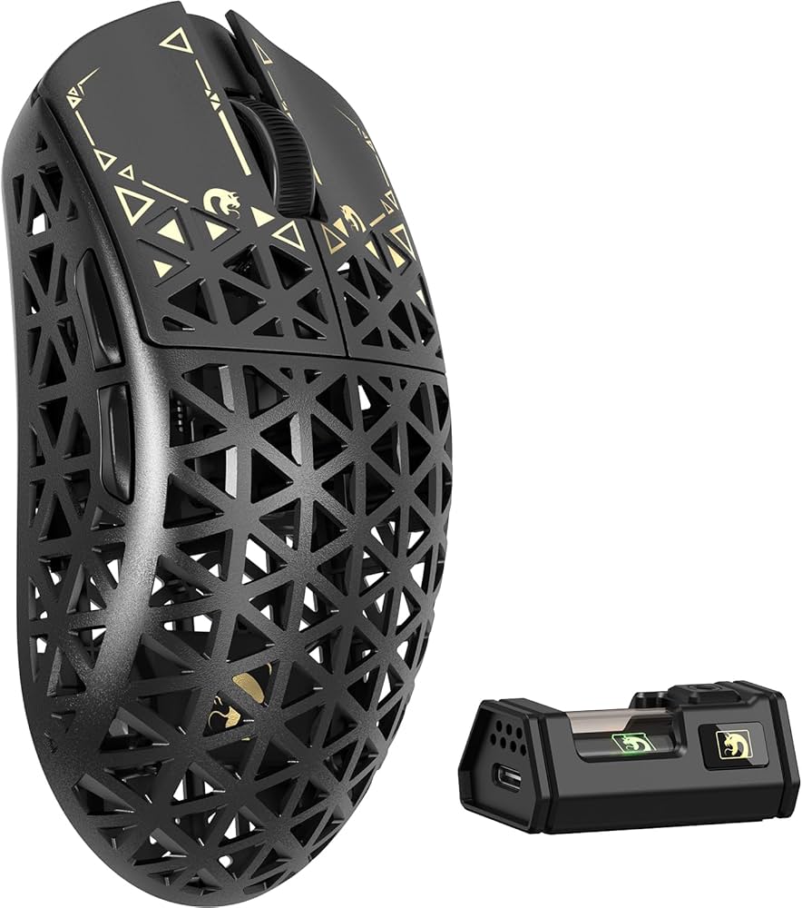 Amazon | MAMBASNAKE M5 Ultra カーボンファイバー製無線ゲーミング